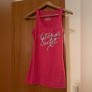 Victoria's Secret Pink Fitted Tank Top